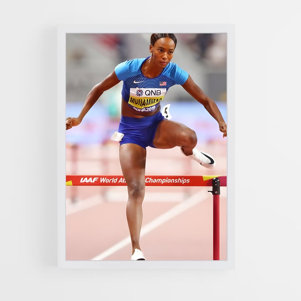 Poster Saut de Dalilah – affiche Athlétisme (vue 3)